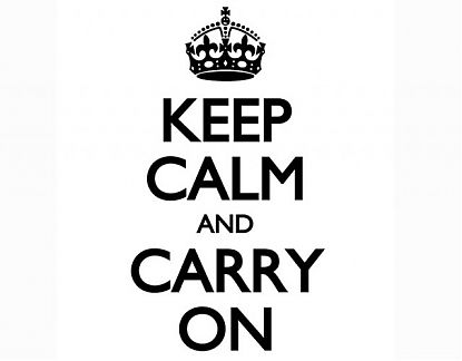  Vinilos frases famosas Keep Calm and Carry On 02942