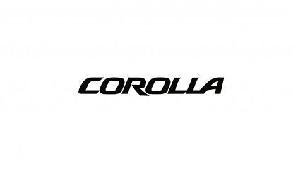  Vinilo Adhesivo Logotipo TOYOTA COROLLA - Vinilo de Corte con Protección UV - Diseñado para Capó y Laterales 09271