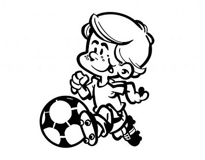  Vinilo Infantil Decorativo Me gusta el Fútbol vinilos decorativos para niños futbol 02634