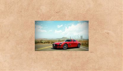 Lona Impresa Mercedes-Benz Super Deportivo - Lona PVC Impresa a Medida 08970