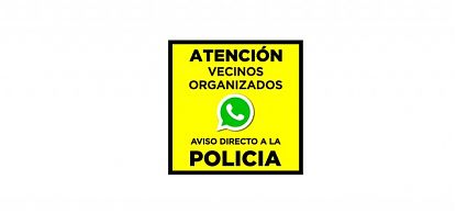  Vinilo Adhesivo de Seguridad para Vecinos Organizados: Protección y Disuasión para Tu Comunidad 09424