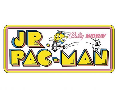  Vinilo Arcade Jr. Pac-Man – Impreso en Oracal 3640/3651 o Avery MPI 2000/3000, Apto para Marquesina LED y Bartop a Medida 03297
