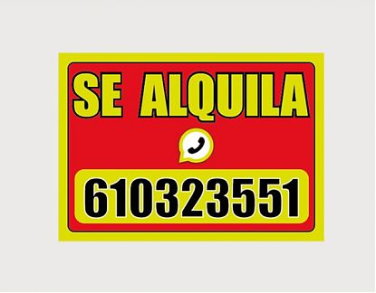  Carteles se alquila para inmobiliarias y particulares 05282