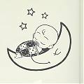  Vinilo para Bebés Duerme, mi cielo 03254