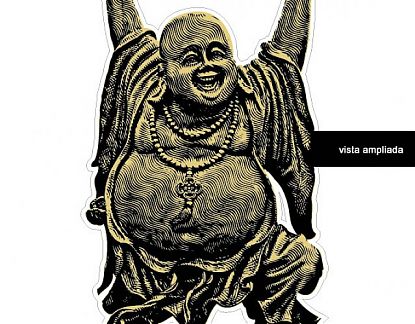  Sticker Vinilo Decorativo Buda 0435
