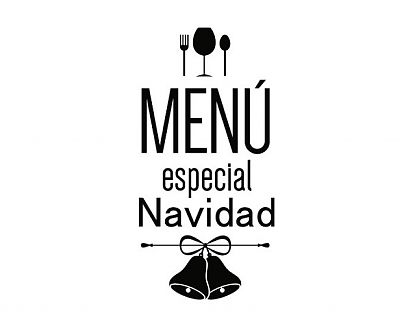  Vinilo para Restaurantes y Bares Menú Espacial Navidad | Vinilos Decorativos para Cafeterías y Frases Originales 04764