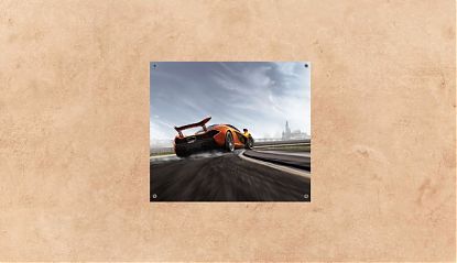  Lona Impresa Personalizada: Diseño Racing McLaren - Lona PVC Impresa a Medida 08963