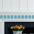  Cenefas adhesivas decoración azulejos y paredes Naturaleza floral vinilos para cenefas baño, vinilos para paredes cenefas,vinilos para cenefas 04904