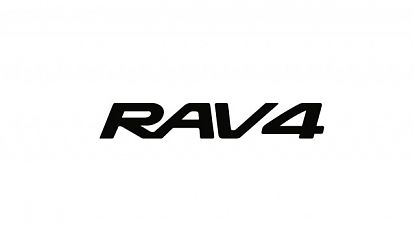  Vinilo Adhesivo Logotipo RAV4 Toyota - Vinilo de Corte Personalizable - PVC Resistente UV para SUV 09264