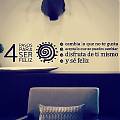  Vinilo Decorativo Textos y Citas  Los cuatro pasos de la felicidad, vinilo pared frases precio, vinilo pared frase personalizada, vinilos 02819