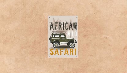  Lona Personalizada African Safari 08973