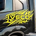  Vinilo de Corte Iveco Tribal | Adhesivo sin Fondo para Camión 010004