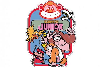  Sticker de Vinilo Tema Videojuegos Donkey Kong - poner vinilos bartop - vinilos bartop precios - vinilos para maquina arcade 0381
