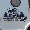  Vinilos para caravanas, Vinilo Pegatina Camping, caravanas, Jeep, autocaravanas y campistas 07737