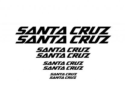  Vinilo adhesivo para la decoración de bicicletas SANTA CRUZ 05766