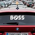  Vinilo BOSS para BMW · Corte por Plóter · Negro Mate o Color Personalizado · Apto Exterior 09852