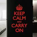  Vinilos frases famosas Keep Calm and Carry On 02942