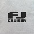  Vinilo Adhesivo Logotipo FJ Cruiser Toyota - Espesor 100µm - Vinilo Removible sin Residuos para Puertas Laterales, Cristales y Luneta Trasera 09263