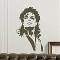  Stencil en vinilo adhesivo para decoración interior Michael Jackson 04209