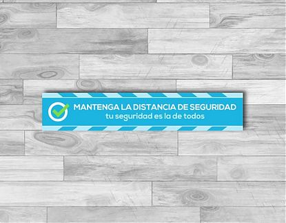  Vinilo distancia de seguridad antideslizante especial para suelos - CORONAVIRUS 06954