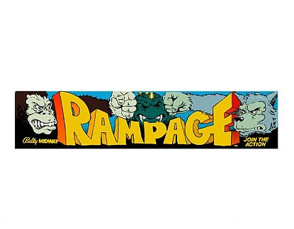  Sticker adhesivo Rampage - vinilos recreativa BARTOP ARCADE - vinilos BARTOP comprar 03281