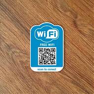 Vinilo adhesivo personalizado: Acceso WiFi rápido y sencillo a través de QR 08710
