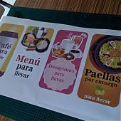 ¡¡¡¡TODO PARA LLEVAR!!!! Vinilos adhesivos cristales y paredes para bares, restaurantes, cafeterías, pastelerías y negocios de restauración