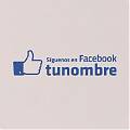  Vinilo Síguenos en Facebook - QR y Usuario Personalizado - Medidas a Elegir - Envío en 48h - 05472