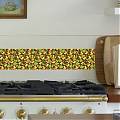  Cenefa decorativa adhesiva especial para cocinas Manzanas 05677
