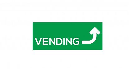  Vinilo adhesivo señalización con flecha MÁQUINAS VENDING 09056