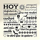 Textos, frases y palabras en vinilo adhesivo como la mejor herramienta en decoración de interiores