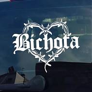 BICHOTA - Pegatinas de vinilo, adhesivos, stickers, calcamonías para decorar automóviles - BICHOTA 08545