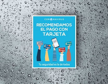  Vinilo adhesivo prevención coronavirus RECOMENDAMOS EL PAGO CON TARJETA 06997
