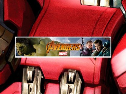  Adhesivo Impreso para Marquesina BARTOP AVENGERS: Vinilo de Alta Calidad, Diseñado para Marquesinas Retroiluminadas 05784