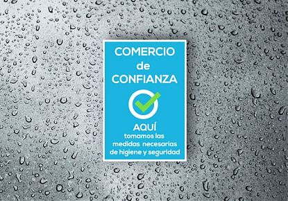  Vinilo adhesivo coronavirus COMERCIO DE CONFIANZA 06994