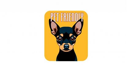  ¡Dale la bienvenida a tus clientes peludos con nuestro vinilo adhesivo Pet Friendly!  09869