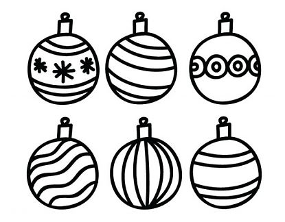  Decoración navideña con vinilos adhesivos Colección de seis bolas navideñas 05059