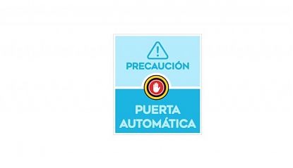  ¡Asegura tu Espacio con Elegancia! Vinilo Adhesivo para Puertas Automáticas de Cristal 09442