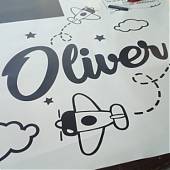 Nuevo vinilo decorativo infantil con el nombre personalizado de tu bebé