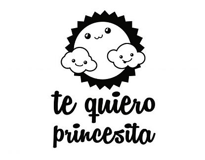  Vinilos decorativos niña Te quiero princesita 03247