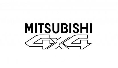  Vinilo Adhesivo de Corte para Vehículos 4X4 de la Marca Mitsubishi 09000