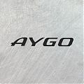  Vinilo Adhesivo Logotipo AYGO - Vinilo de Corte con Acabado Mate - Envíos a Toda España para Personalización de Toyota 09267