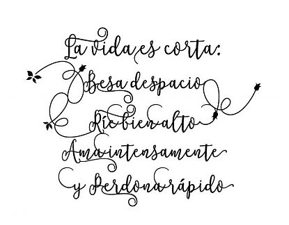  Original vinilo de pared con una frase de Paulo Coelho ?04770