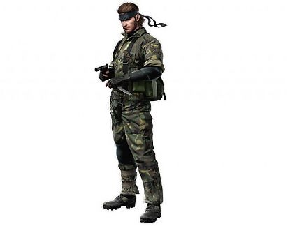  Sticker troquelado Adhesivo Naked Snake - Metal Gear Solid 3DS 01 02049