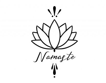  Vinilo decorativo namaste 05473