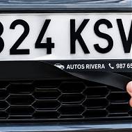 Vinilo de Corte para Portamatrículas: Elimina la Publicidad del Concesionario de tu Coche 09999
