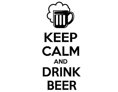  Vinilos Adhesivos Bares keep calm and drink beer 03266