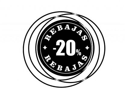  Adhesivo de vinilo personalizado para rebajas en escaparates tiendas 05347