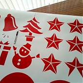 ¿Se acerca la Navidad? Decora con vinilos adhesivos navideños!
