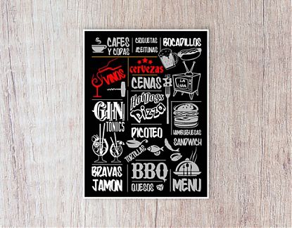  Decoración para paredes de bares con vinilos adhesivos - adornos para bares - Ideas para decoración de bares y restaurantes 07795